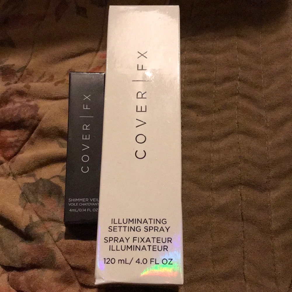 COVER | FX Setting spray + shimmer veil